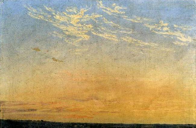 Evening, Caspar David Friedrich